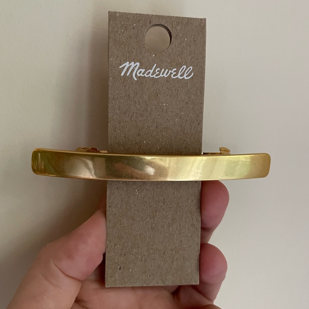 Madewell Skinny Vintage Gold Barrette